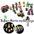 thumbnail image 2 of 18 Uds. Super Mario Brothers figuras de acción juguetes de dibujos animados conjunto de 18 personajes diferentes para horas de juego creativo Xemadio LL-0550, 2 of 7