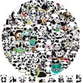 thumbnail image 1 of 100pcs Cute Cartoon Panda Stickers, Aesthetic Stickers, Cute Stickers, Vinyl Stickers, Stickers for Water Bottles, Waterproof Stickers, Stickers for G, 1 of 4