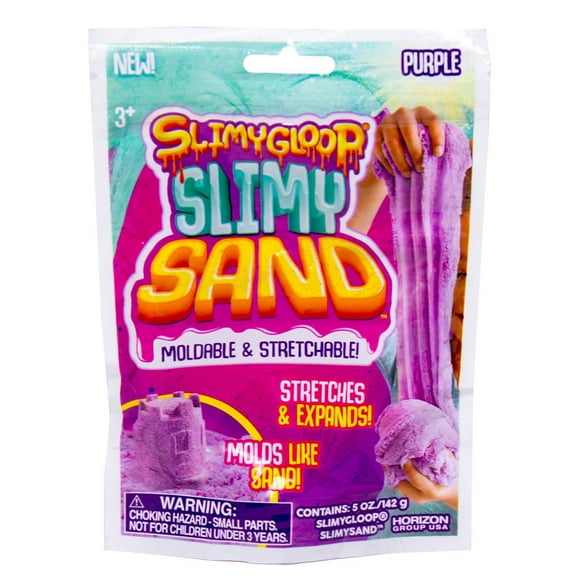 SLIMYGLOOP® SLIMYSAND Violet, Sac Réutilisable de 142 g