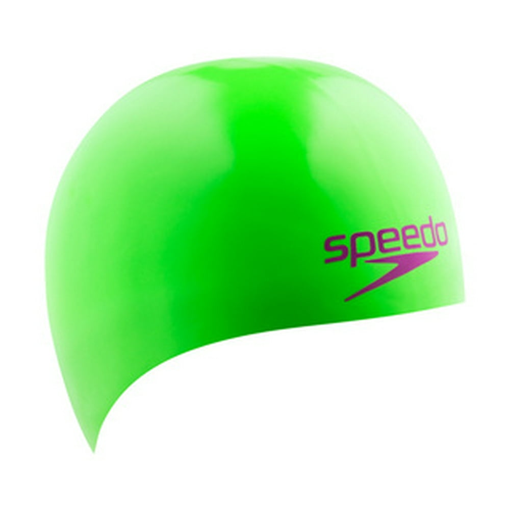 speedo fastskin3 competition swim cap, green, medium