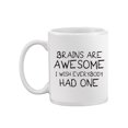 thumbnail image 2 of Brains Quote Design Mug Unisex's -Image by Shutterstock, 2 of 4
