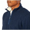 thumbnail image 2 of Orvis Men's Fleece Lined Quarter 1/4 Zip Pullover Sweater, Navy 3XL, 2 of 6