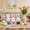 A-2A Home Decor, variant on karymi White Easter Bunny Eggs Decorations 3.94x1.57x1.57in Small Ornaments for Table Shelf Display Spring Holiday Office Decor Womens Gifts Mens Gifts