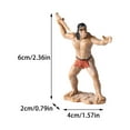 thumbnail image 2 of ETHKIA 5 Pcs Primitive Human Models Set, Realistic Caveman Figurines for Micro, Landscape and Educational Play Resin Toys Brown, 2 of 4