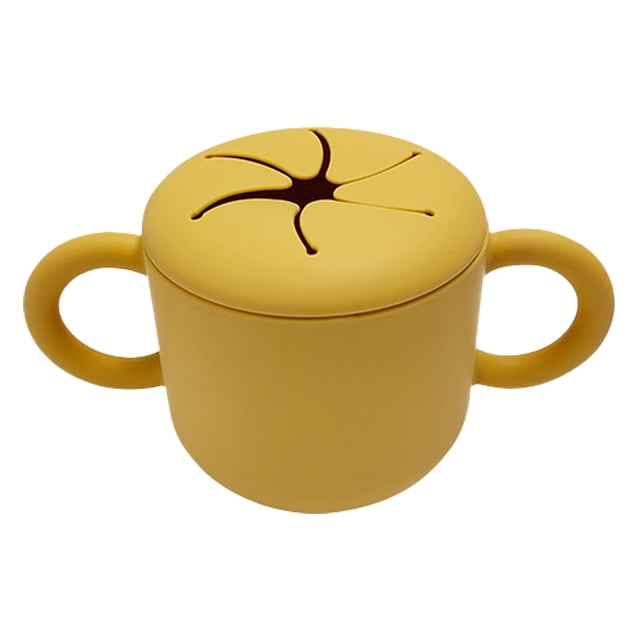 Vaso de silicona para refrigerios Hukapapa | Recipiente para alimentos a prueba de derrames para bebés y niños pequeños