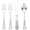 Silver, variant on 40PCS Silver Plastic Silverware - Elegant Cutlery Sets for Party