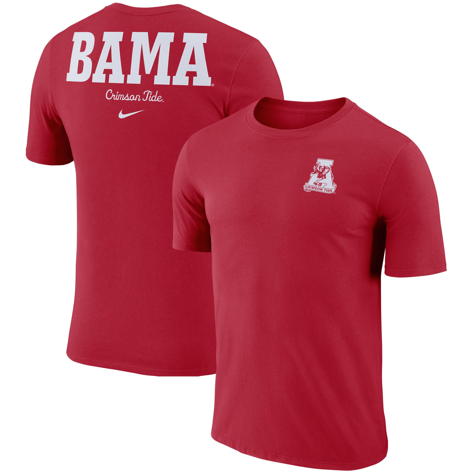 Alabama Crimson Tide Nike Performance Cotton Retro T-Shirt - Crimson ...