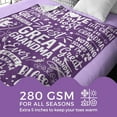 thumbnail image 4 of Great Grandma Gifts, Super Soft Flannel Throw Blankets Gifts for Great Grandma, Great Grandmother Nana, Gigi, Granny, Grammy Presents for Birthday Mothers Day, 50” x 60”- Best Ever, 4 of 6