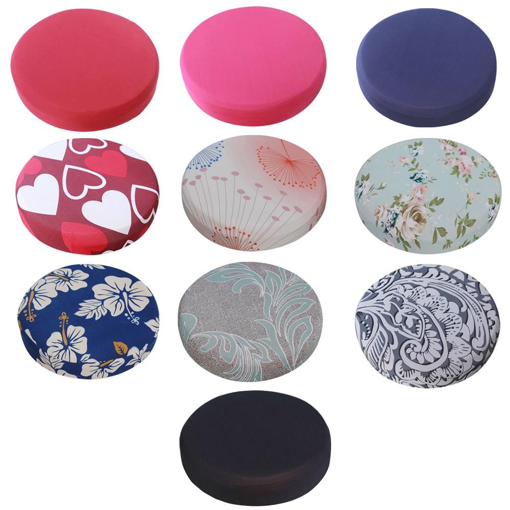 MEGAWHEELS Round Stool Set Round Stool Seat Set Round Chair Cover Round