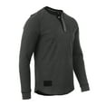 thumbnail image 2 of ZIMEGO Mens Long Sleeve Casual Thermal Button Henley, 2 of 6