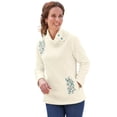 thumbnail image 4 of Atlas for Women Pull en Molleton Brodé pour Femmes, 4 of 4