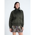 thumbnail image 2 of Free Assembly Women's Bow Tie Bomber Jacket, Sizes XS-XXL, 2 of 6