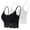 A, variant on 2 Pack Bras for Women BWASD No Underwire Lace Spaghetti Strap Bralettes Comfy Sweet Underwear Short Padded Slim Basic Cami Tank Tops Daily Wear M-XL