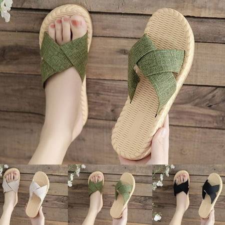 

Vedolay Womens Slippers Slippers for Women Summer Bubble Non-Slip Thick Sole White 6.5