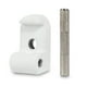 thumbnail image 5 of Toystoory Gancho Hebilla Plegable Estructura firme Servicio de larga duración Práctico para instalar Ganchos frontales Fácil de usar Reemplazo Blanco 2piezas, 5 of 6