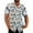 White, variant on TAIAOJING Mens Floral Hawaiian Shirts Mens Spring Summer Beach Tropical ButtonUp Printed Short Sleeve Button Down Blouse Shirt