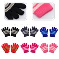 thumbnail image 5 of Howish kids mittens Winter Gloves: 6 Pairs Kids Stretchy Full Finger Knit Gloves(5.12"X3.94"X0.39"), 5 of 8