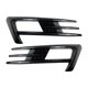 thumbnail image 4 of 2 piezas de cubierta de lámpara de luz antiniebla para  2013-2016 fibra de carbono Patrón de fibra de carbono kusrkot Cubierta embellecedora de faros antiniebla, 4 of 8