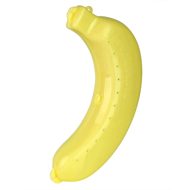 Banana Protector Box, Cute 3 Colors Fruit Banana Protector Box Holder Box Lunch Container for Outdoor Travel(Yellow)
