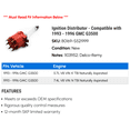 thumbnail image 2 of Ignition Distributor - Compatible with 1993 - 1996 GMC G3500 1994 1995, 2 of 2