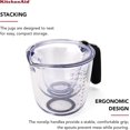thumbnail image 4 of KitchenAid - Gourmet Set of 3 Measuring Jugs, Black, 4 of 6