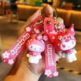 thumbnail image 2 of Llavero Kawaii Sanrio de dibujos animados, Hello Kitty, Kuromi, My Melody, Cinnamoroll, llavero de coche, colgante de mochila, regalo de joyería, 2 of 5