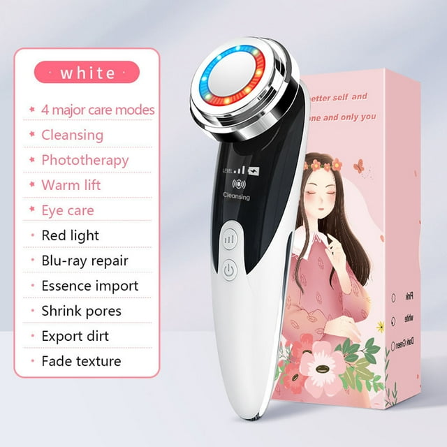 DPTALR Face Skin Rejuvenation,Beauty Instrument Household Face Photon Rejuvenation Beauty Instrument Pore Cleaning Rejuvenation Lifting Face RF Introducer