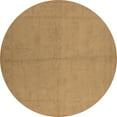 thumbnail image 1 of Ahgly Company Indoor Round Oriental Brown Industrial Area Rugs, 4' Round, 1 of 4