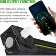 thumbnail image 6 of Gym Lamp for Posing,7th Gear Dimming,Portable Magnet LED Flashlight with Hanging Hook,Handheld USB Rechargeable Worklight,Magnetic Work Light with 180 Degree Folding,Power Bank Camping Light(1PC), 6 of 10