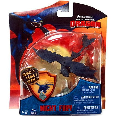 How to Train Your Dragon Series 3 Night Fury 4" Action Figure [Toothless]