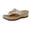 Pink, variant on CHUMUD Women's Thong Wedge Sandals Floral Applique Perforated Open Toe Comfort Platform Flip Flops