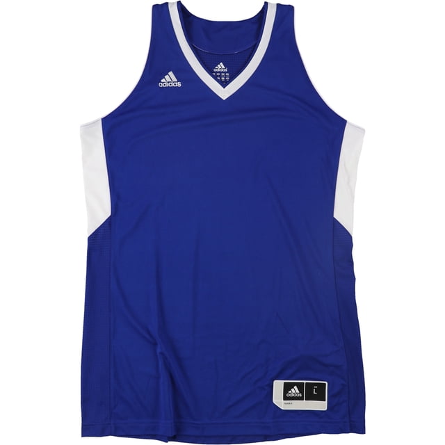 Adidas Womens 2-Tone Basketball Team Jersey, croyalwht, S