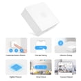 thumbnail image 5 of Interruptor inteligente Irfora SNZB-01 Zigbee Interruptor inalámbrico Enlace de tamaño pequeño Puente ZigBee con dispositivos WiFi Hágalos más inteligentes a través de la APLICACIÓN eWe Irfora Interruptor inteligente, 5 of 5