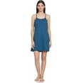 thumbnail image 4 of Stylore Nightgown for Women Soft Sleeveless Short Sleepwear Melange Poseidon 2XL, 4 of 6