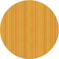 thumbnail image 1 of Ahgly Company Indoor Round Patterned Neon Orange Area Rugs, 7' Round, 1 of 6