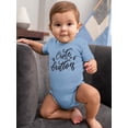 thumbnail image 2 of Cute As A Button Bodysuit Infant -Smartprints Designs,  6 Months, 2 of 4