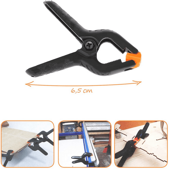 48X Clamps, Plastic Glue Clamps for Universal in the Home, Workshop, Photography or Making