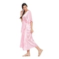 thumbnail image 5 of Oussum Womens Kaftans Satin Long Maxi Dress for Women Adjustable Size Caftans Plus Size Nightwear Evening Gown Beachwear Casual Dresses Online, 5 of 8