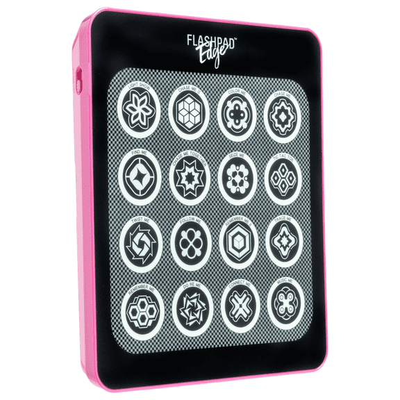 FlashPad Edge Handheld Game with Light Show and 15 Games (Pink)