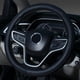thumbnail image 3 of Funda de volante de microfibra de 38 cm, negra y roja (1 unidad). Compatible con la mayoría de los coches. Volante no incluido., 3 of 5
