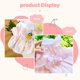 thumbnail image 3 of Vestido a cuadros para perros pequeños, gatos, niñas, primavera, verano, lindo vestido de princesa para cachorros, ropa para mascotas de girasol (rosa, pequeño) brillar  Electrónica, 3 of 5