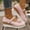 Pink, variant on Womens Platform Casual Floral Closed Toe Buckle Hollow Out Single Shoes, Comfortable Slip On Spring Summer Walking Flats for Garden Party Travel Daily Wear