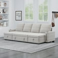 thumbnail image 2 of BeigeUShapedSectional:StorageConvertibleDesignComfortableSeatingforLivingRoom97characters, 2 of 20