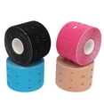4Pcs Kinesiology Tape Waterproof Elastic Breathable Comfortable