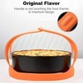 thumbnail image 4 of Pressure Cooker Sling,Silicone Sling Lifter Accessories, Anti-scalding Bakeware Lifter Steamer Rack for 6 Qt/8 Qt Instant Pot, Multi-function Cooker - Blue, 4 of 7