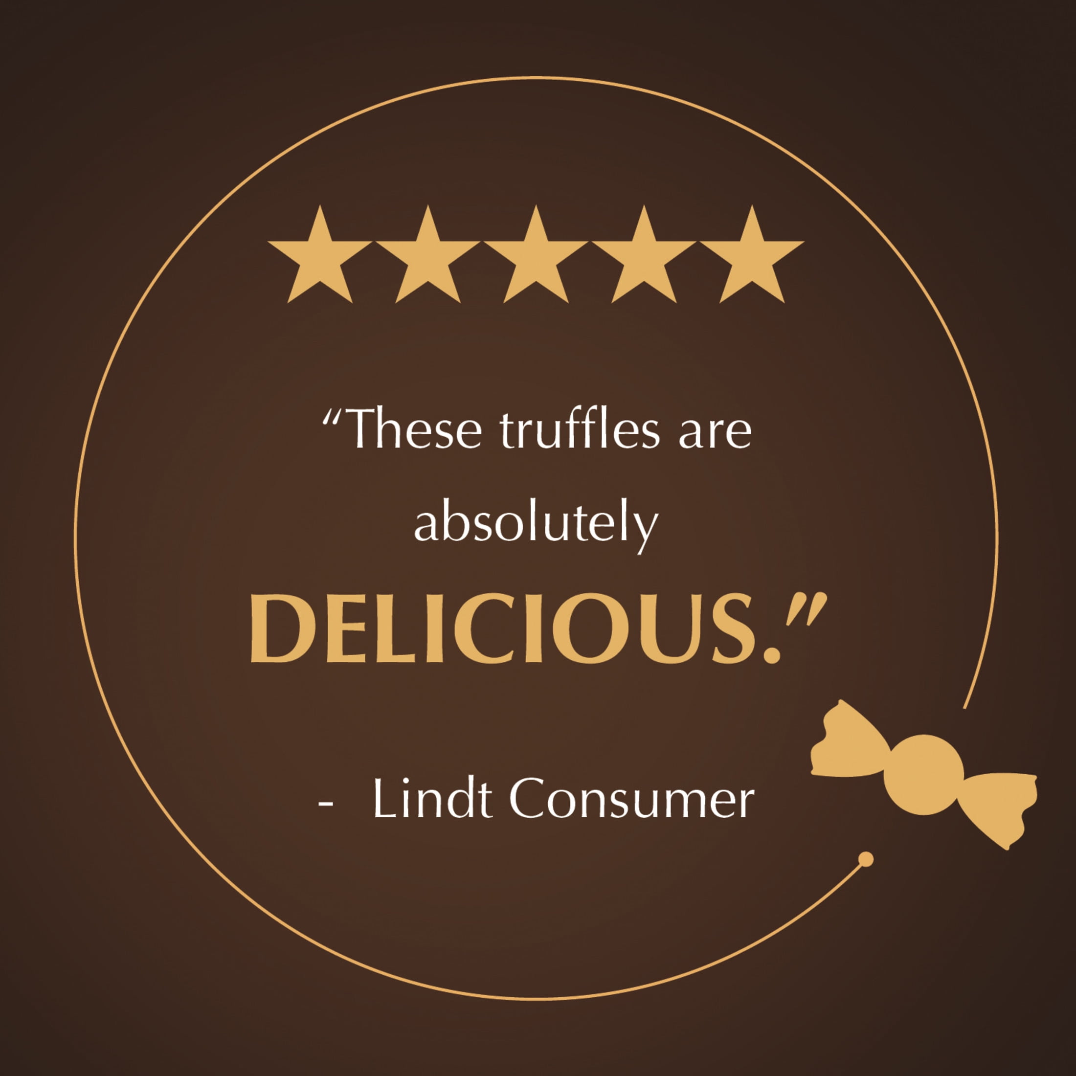 Lindt Lindor 70% Extra Dark Chocolate Candy Truffles, 5.1 oz. Bag
