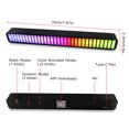 thumbnail image 3 of Luces De Ritmo De Pastilla Pickup Rhythm Lights-Voice-Activated RGB Light Stick para vehículos (negro), 3 of 3