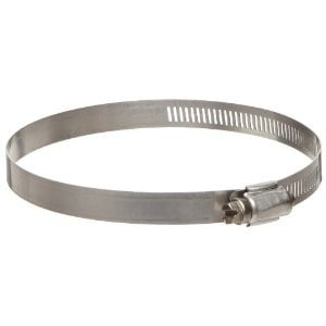 Ideal Tridon 5044051 Stainless Steel 50 Series 201/301 Worm Gear Hose Clamp, General Purpose, 44 SAE Size, Fits 2 1/4 2 1/2" Hose ID, 57 Mm   82 Mm - View #2