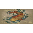 thumbnail image 4 of Japanese Piggy Bank, Grunge Style Oriental Water Koi Carp Fish Aquatic Theme Distressed Pattern, Ceramic Coin Bank Money Box for Cash Saving, 3.6" X 3.2", Multicolor, by Ambesonne, 4 of 4