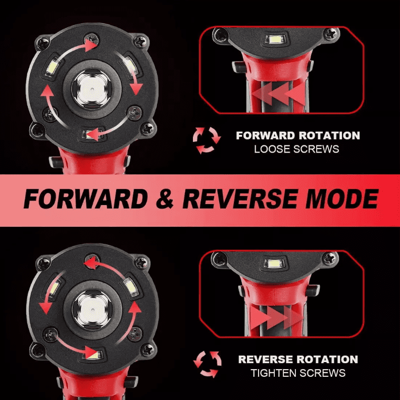 18V M18 FUEL 1/2" High Torque Impact Wrench, Bare Tool Only, For Milwaukee, Without Battery, Red & Black
